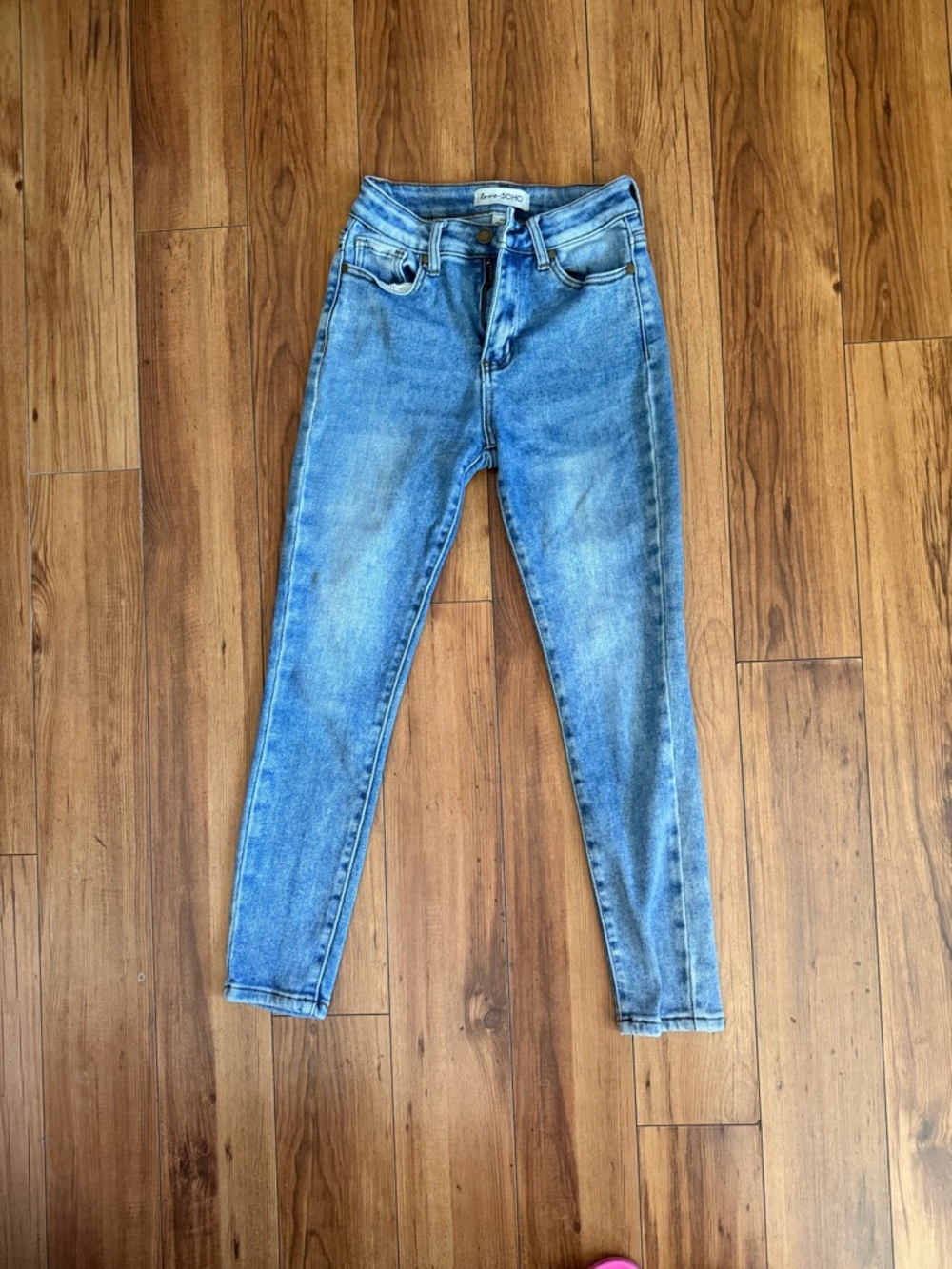 High-Rise Light Blue Women’s Jeans - Love Soho